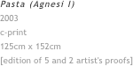 Pasta (Agnesi I)
